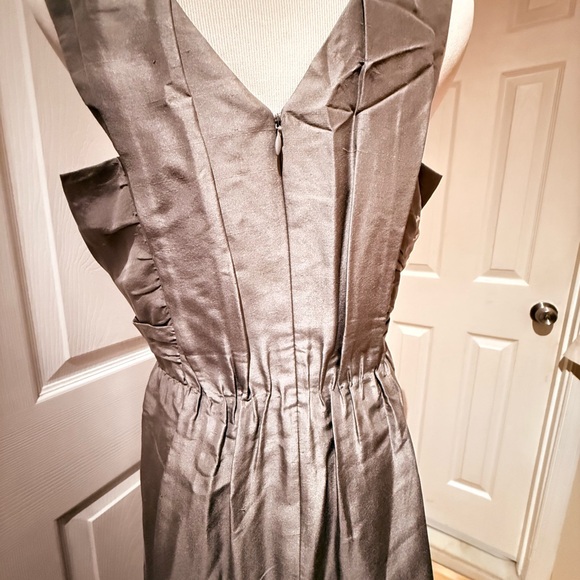 Banana Republic Shimmering Gray Mini Dress - Picture 6 of 11